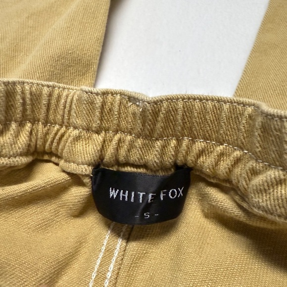 White Fox Boutique Khaki Straight Leg Pants - Picture 4 of 4